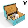 Vallejo 70265 Model Color Set Karonkids Velociraptor (5 x 18 ml + Mini + 2 x Brush + Wooden Box)